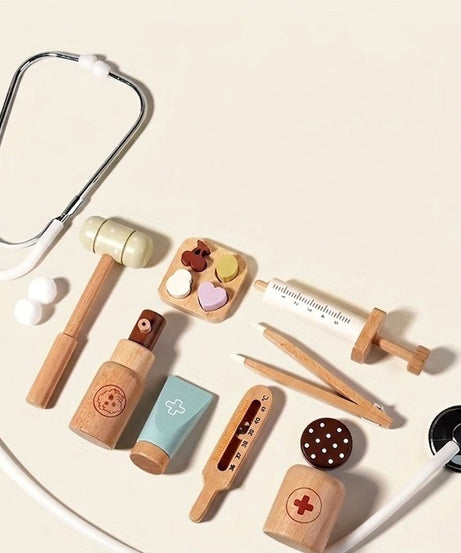 Wooden Doctor Kit