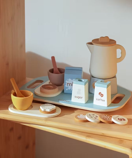 Silicone & Wood Tea Set