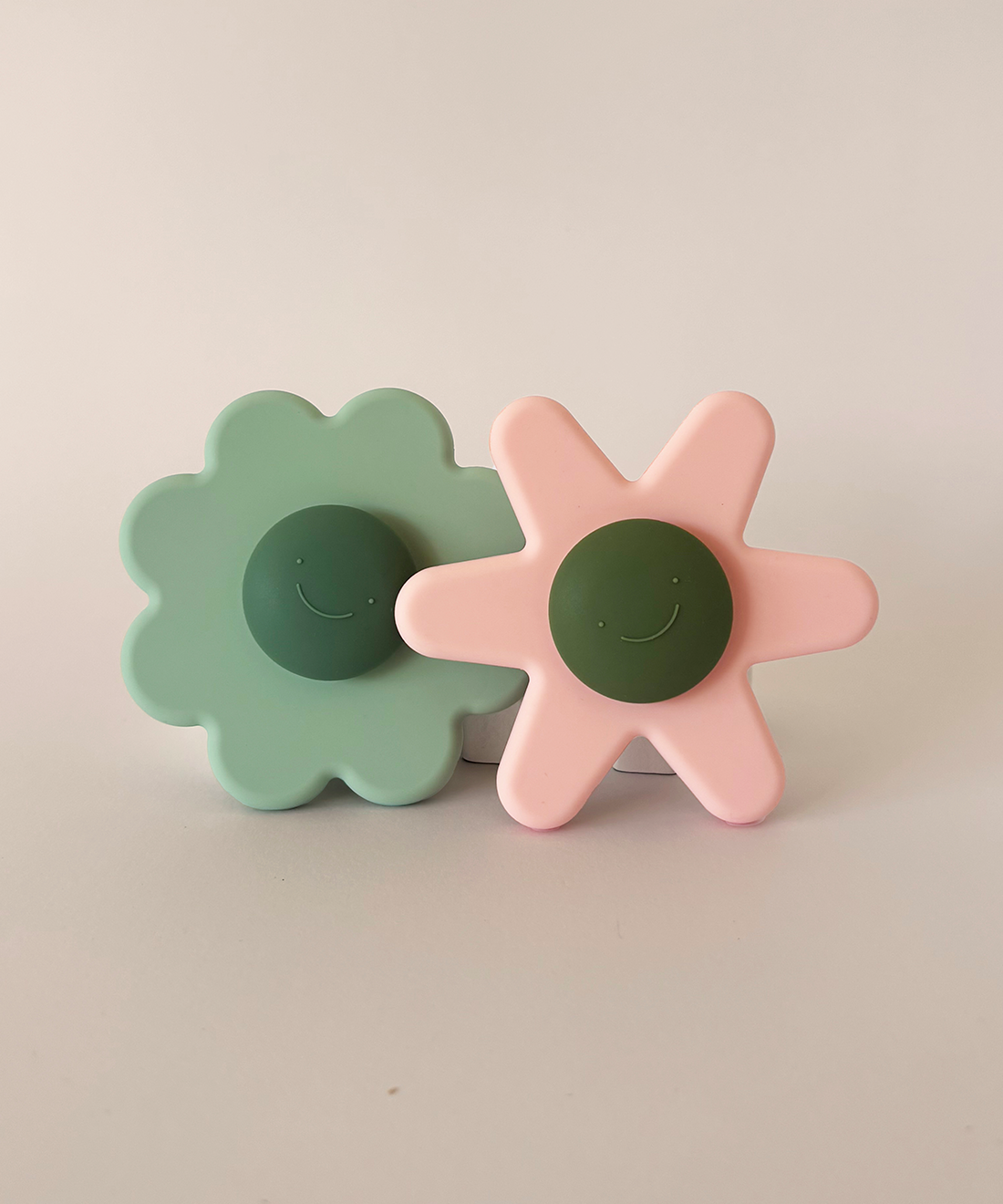 Silicone Fidget Spinner Set - Flowers