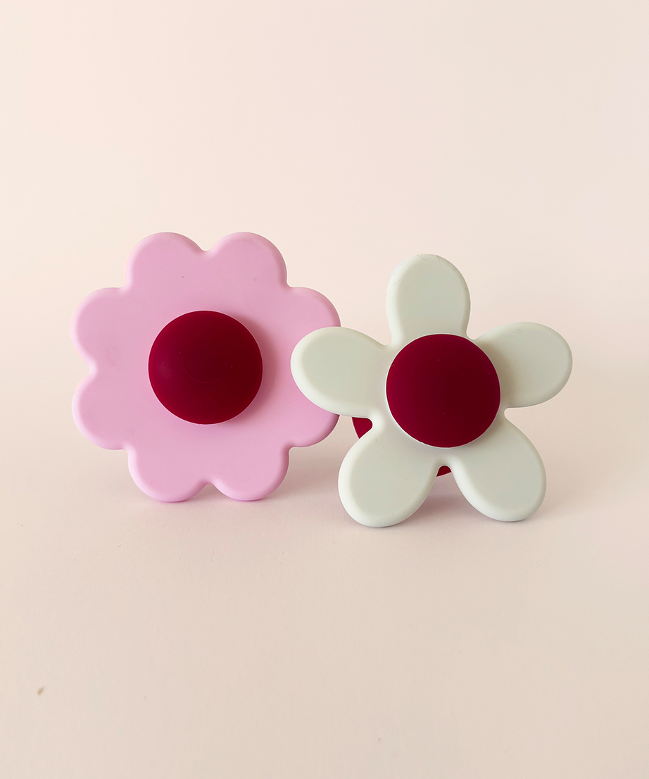 Silicone Fidget Spinner Set - Flowers