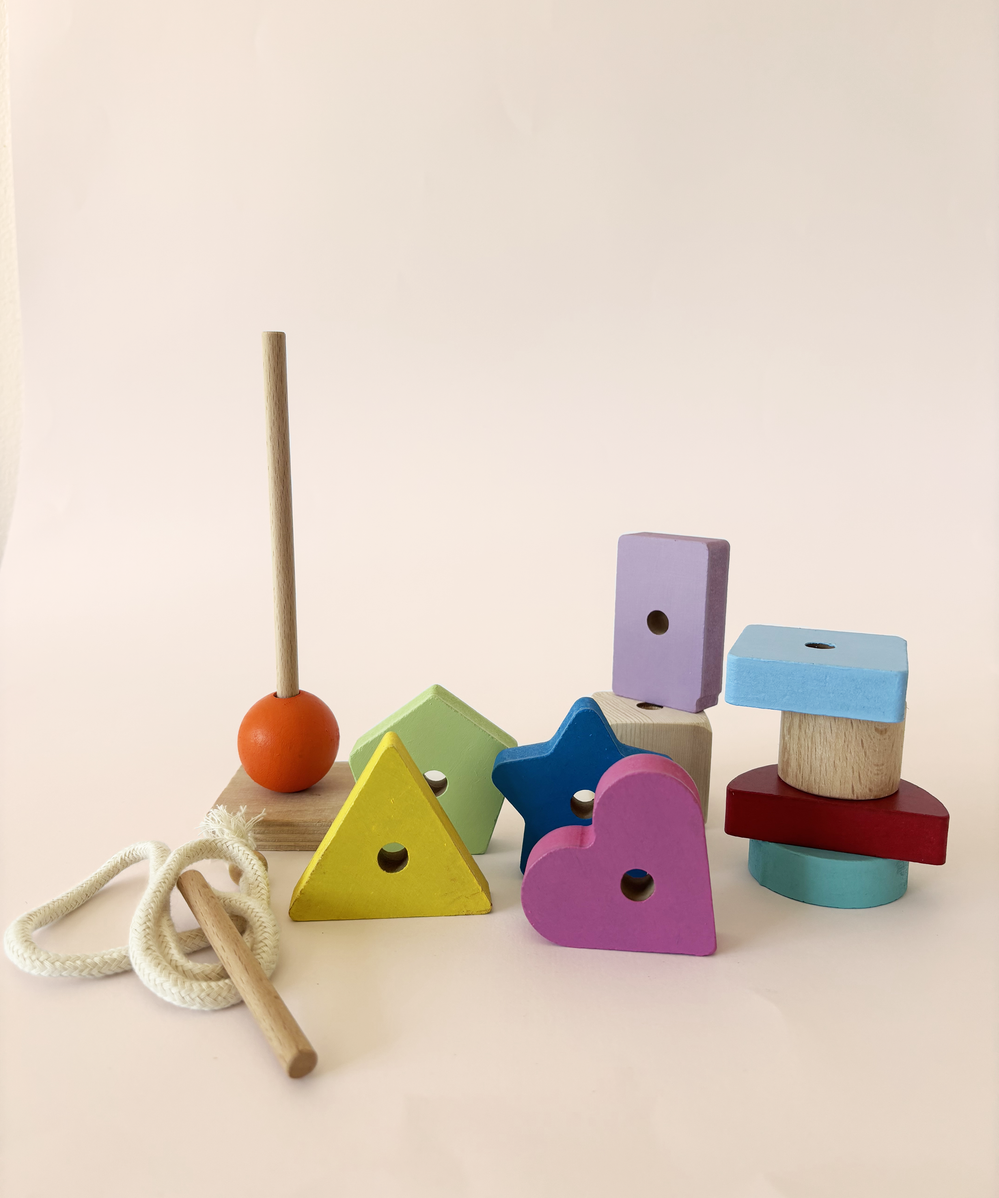 Shape Threading & Stacking Set (Beginner Lacing)