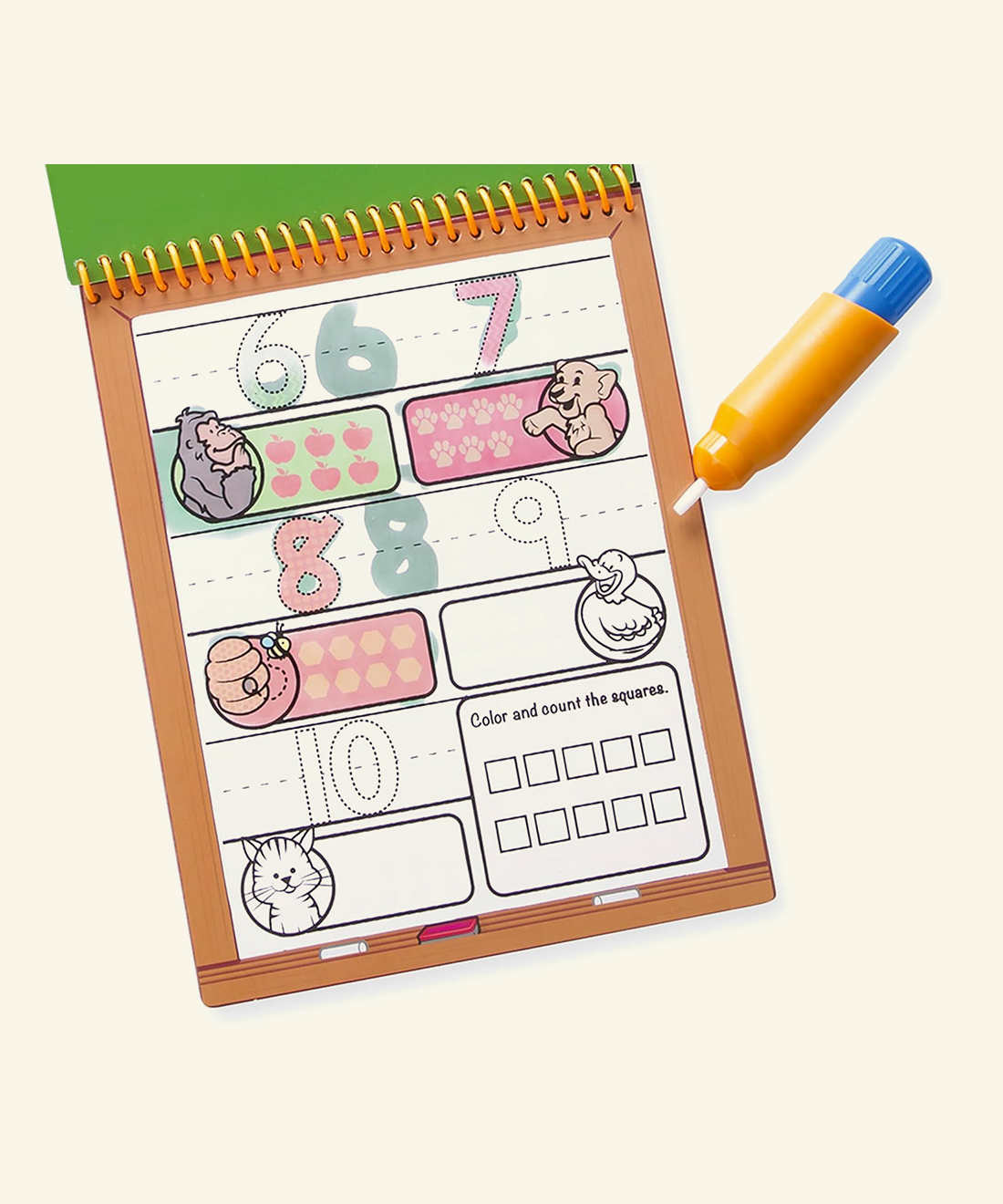 Melissa & Doug Water Wow Book - Numbers