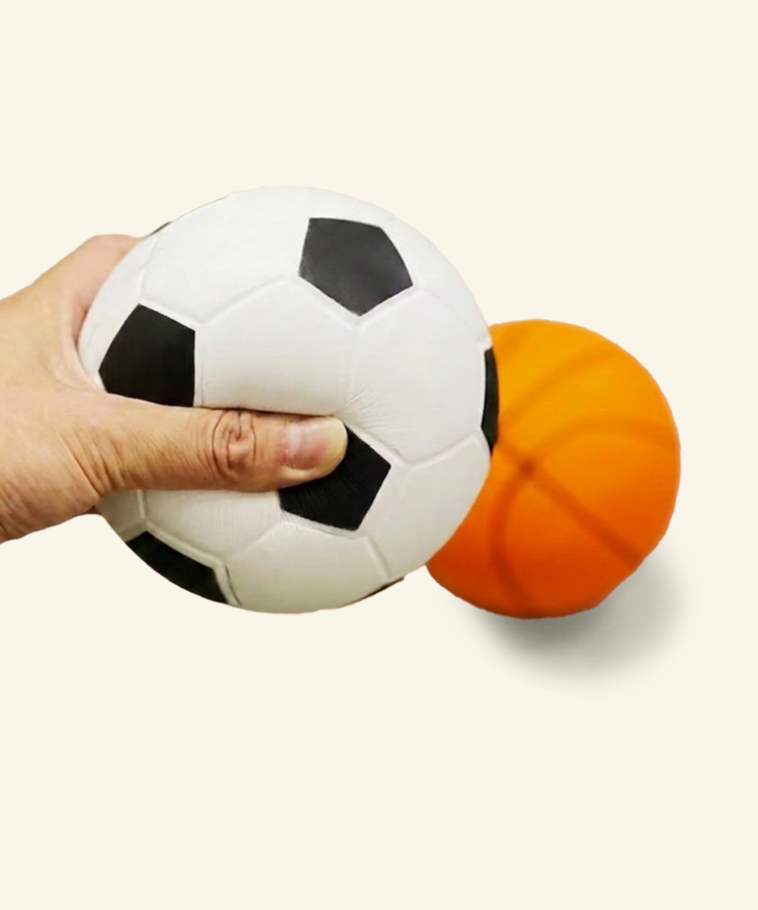 2-piece Foam Ball Set (Basketball & Football)
