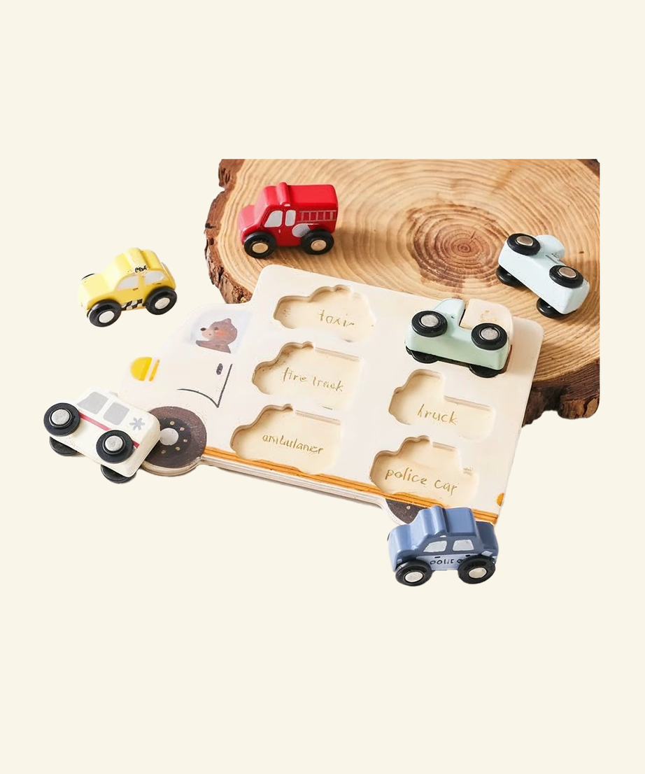 Wooden Vehicle Puzzle