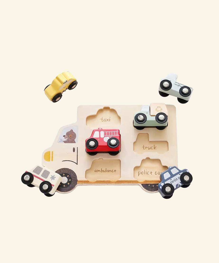 Wooden Vehicle Puzzle