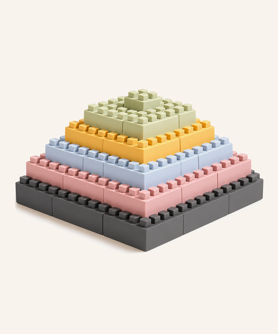 Silicone Lego Set (Small blocks)