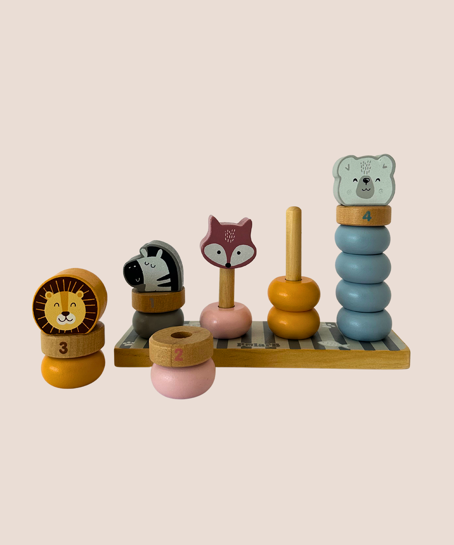 Animal & Numbers Stacking Puzzle