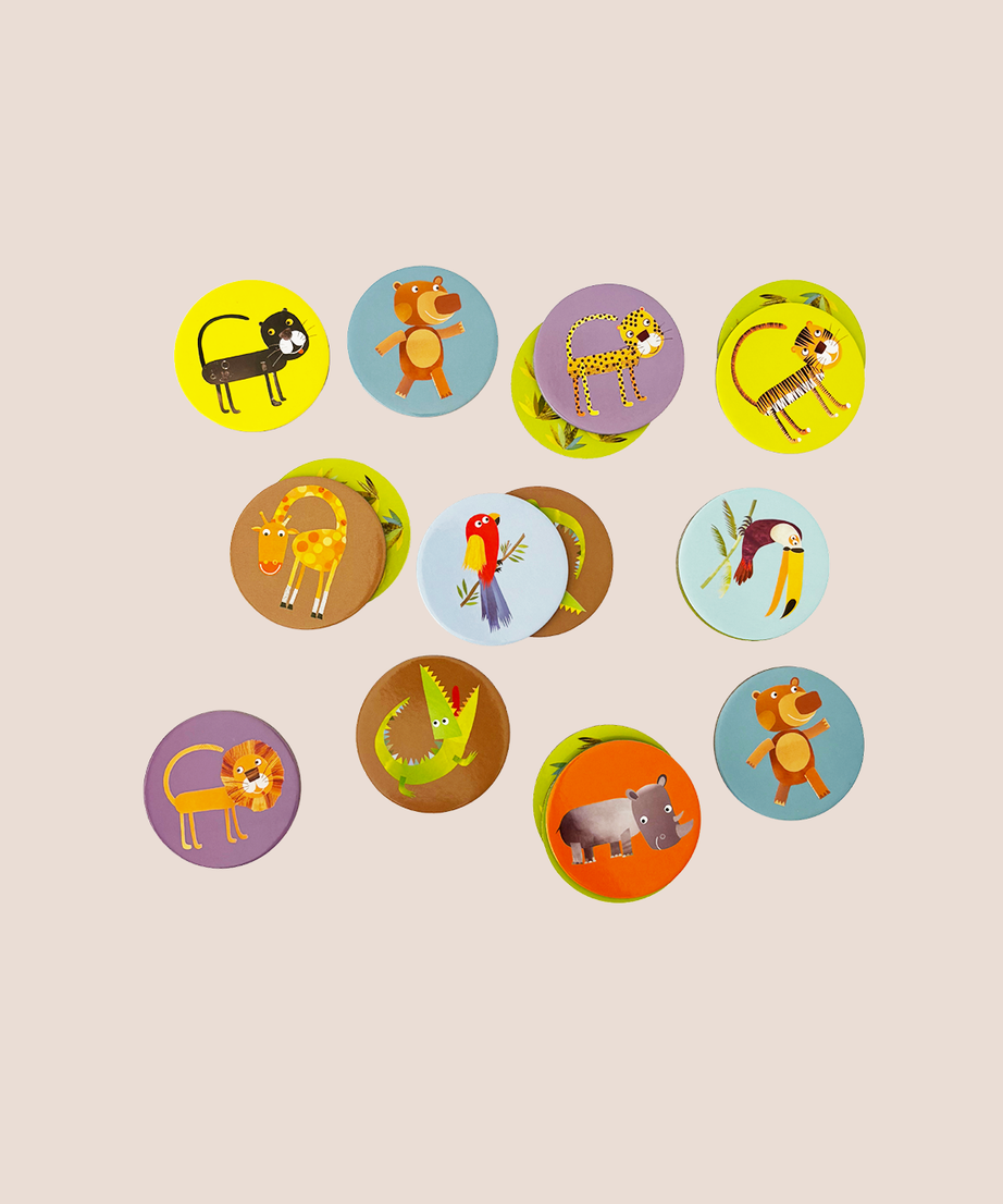Animal Matching & Memory Tokens