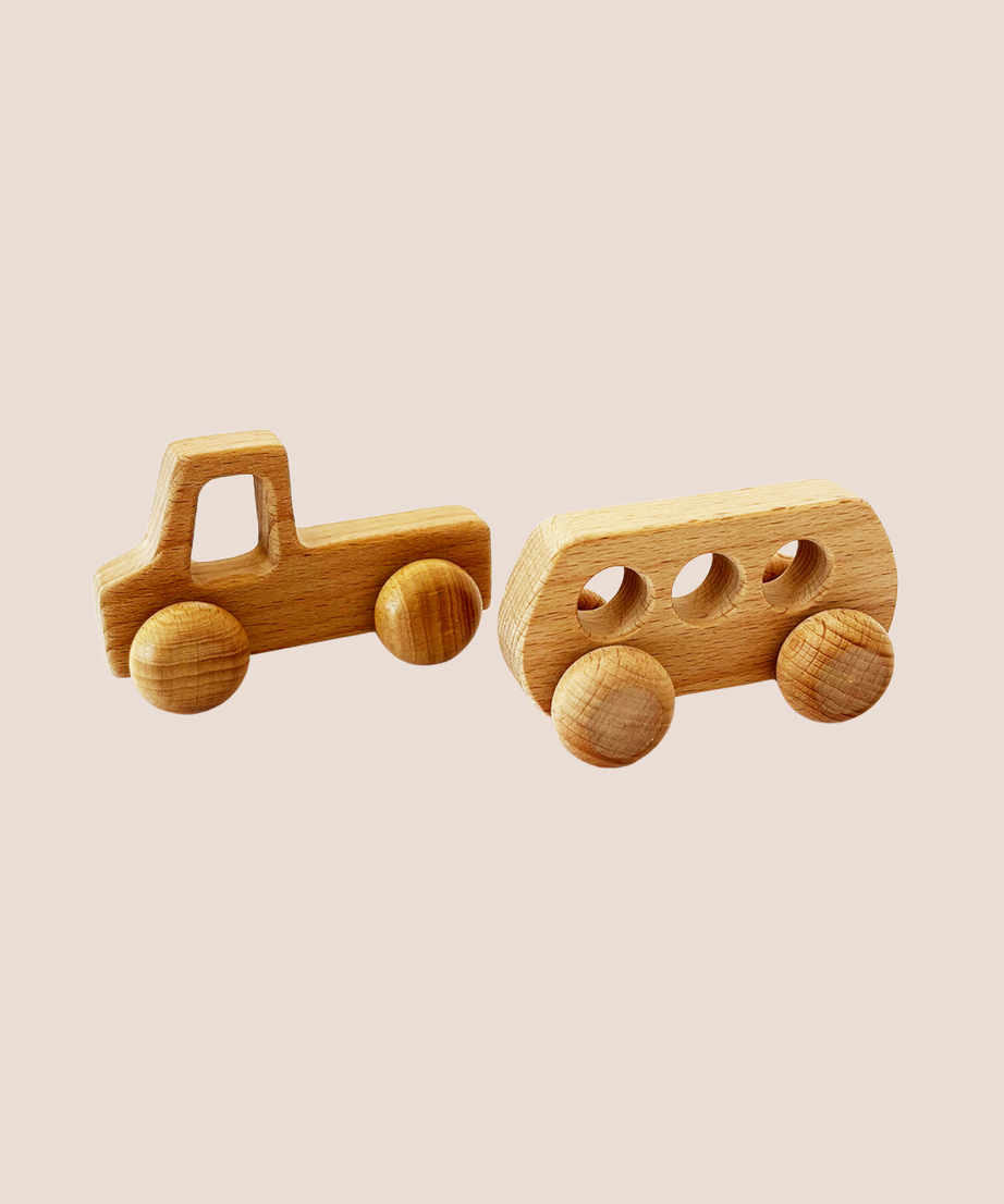 Wooden Cars (2-cars)