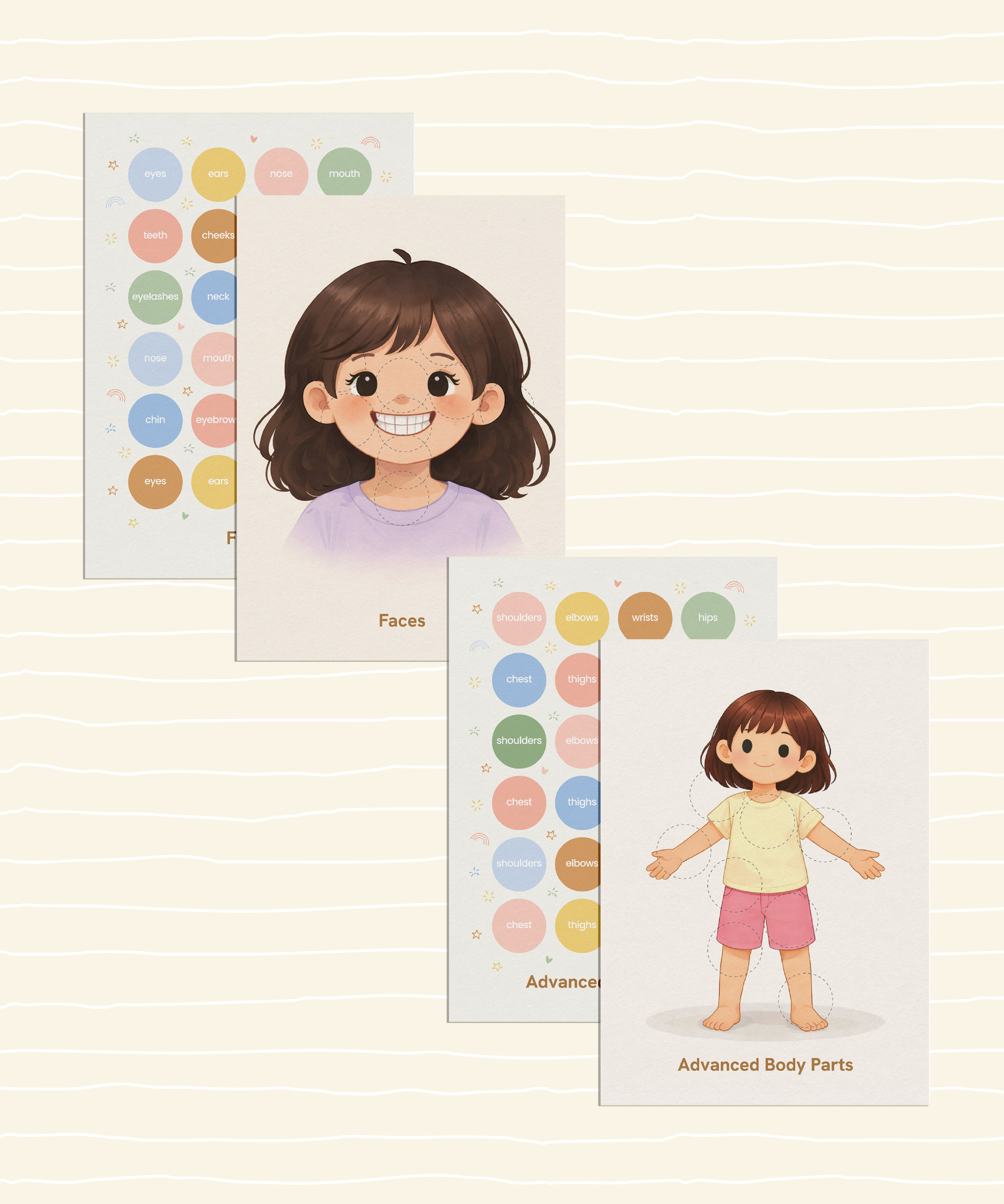 LOOSH Human Body & Feelings Sticker Book