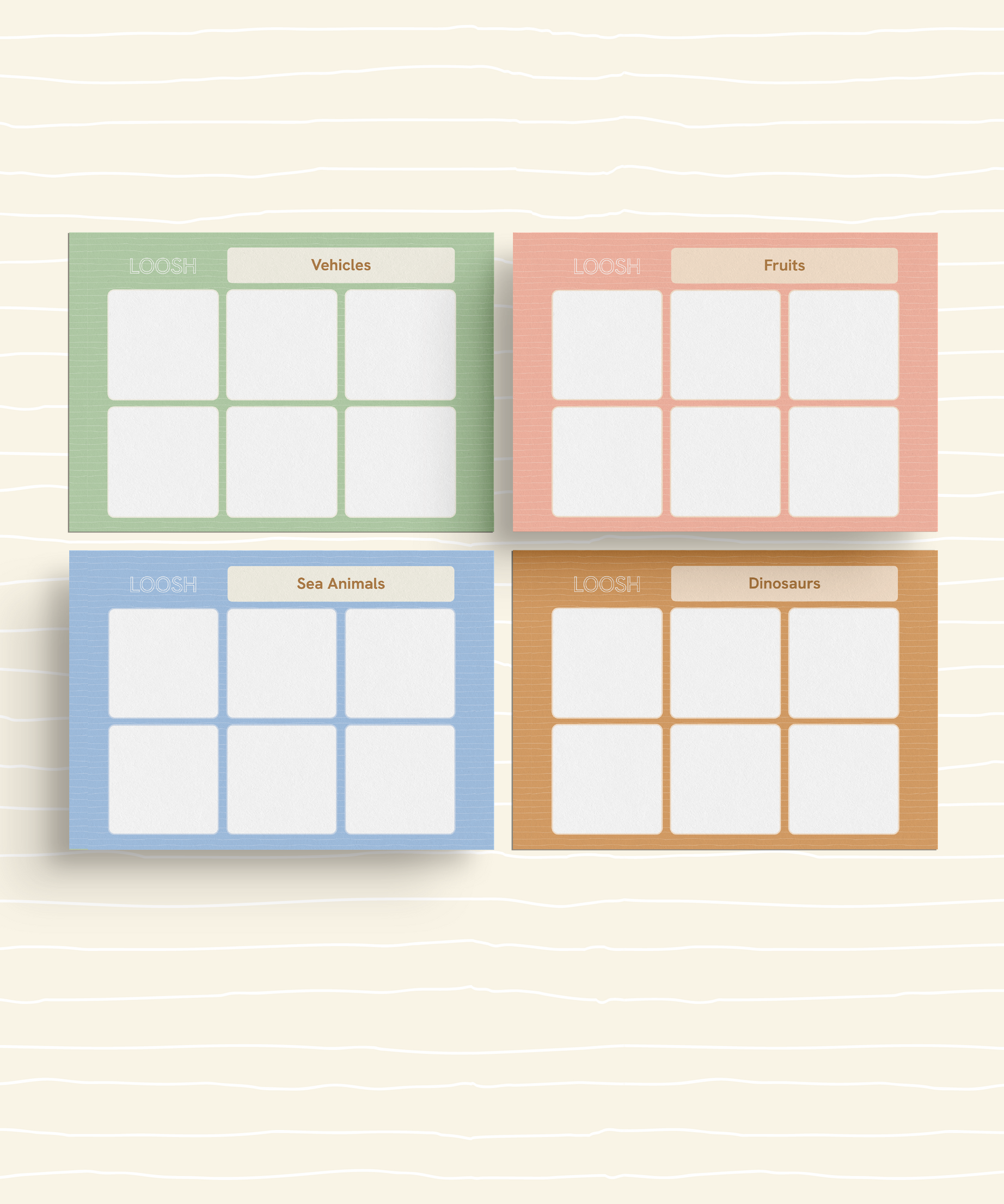 LOOSH 8-Theme Sorting Set