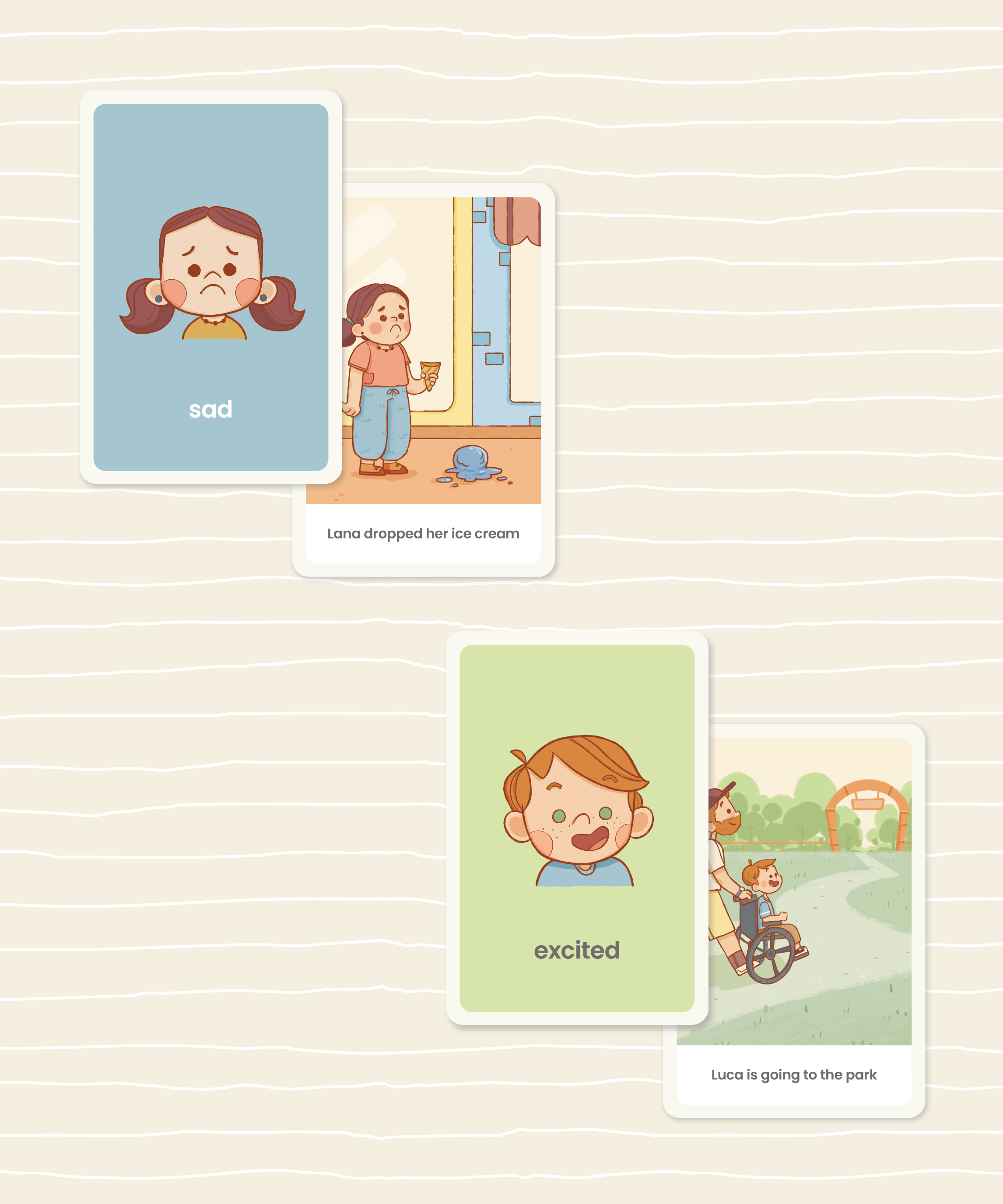 LOOSH Big Feelings Flashcard Activity
