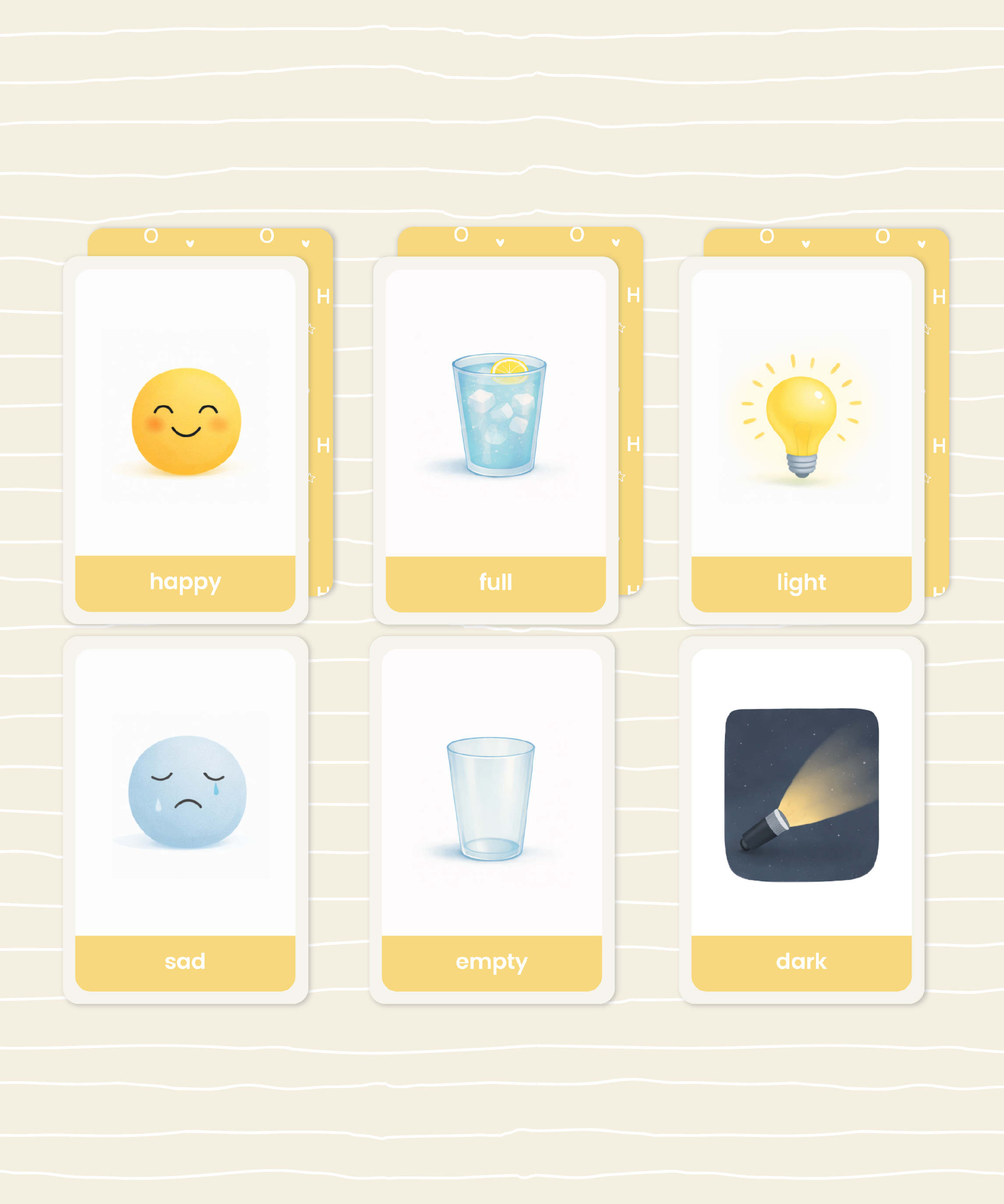 LOOSH Opposites Flashcards