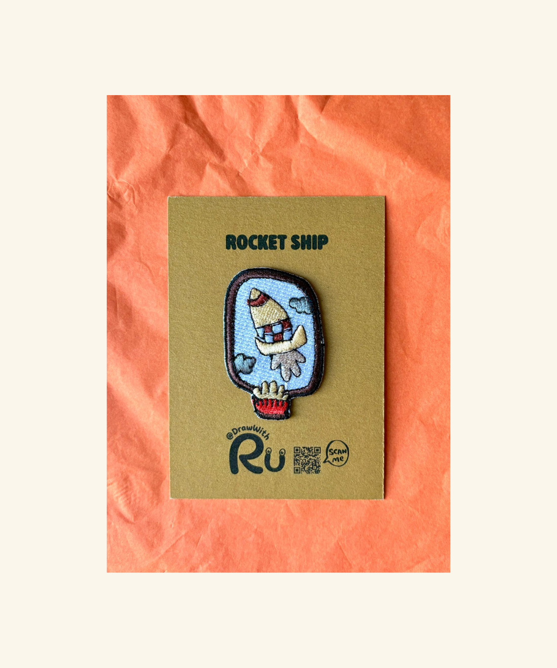 Ru – Embroidered Iron-On Patches