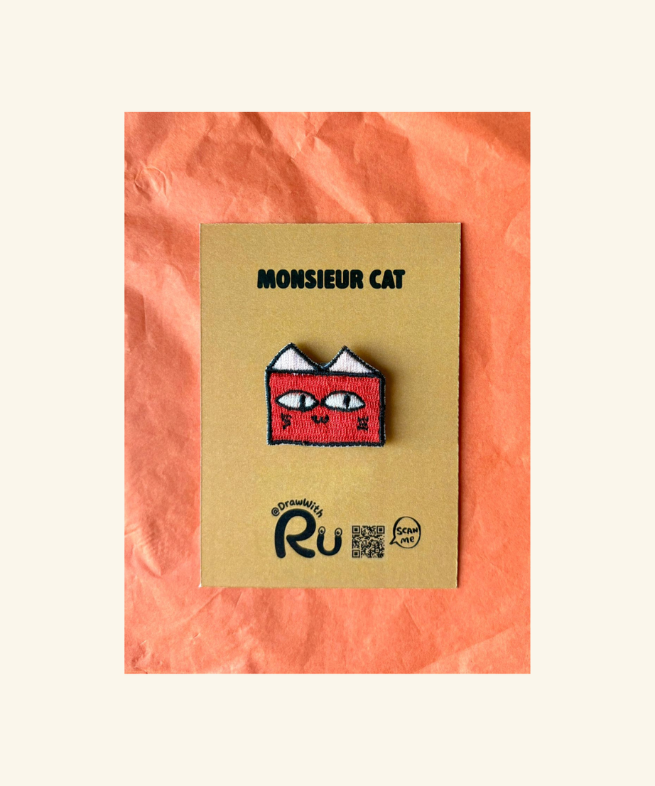 Ru – Embroidered Iron-On Patches