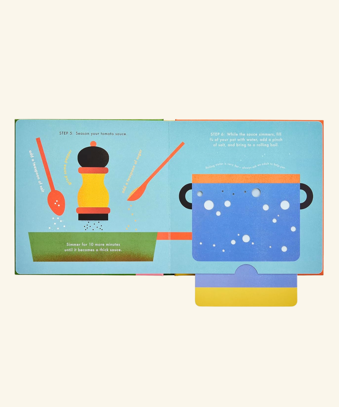 Cook A Book (Interactive Recipe Books For Toddlers)