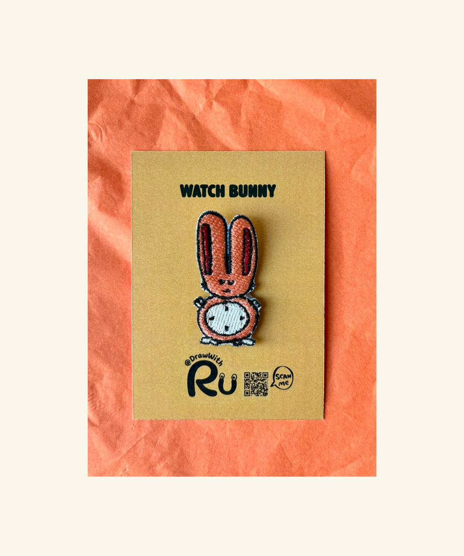 Ru – Embroidered Iron-On Patches