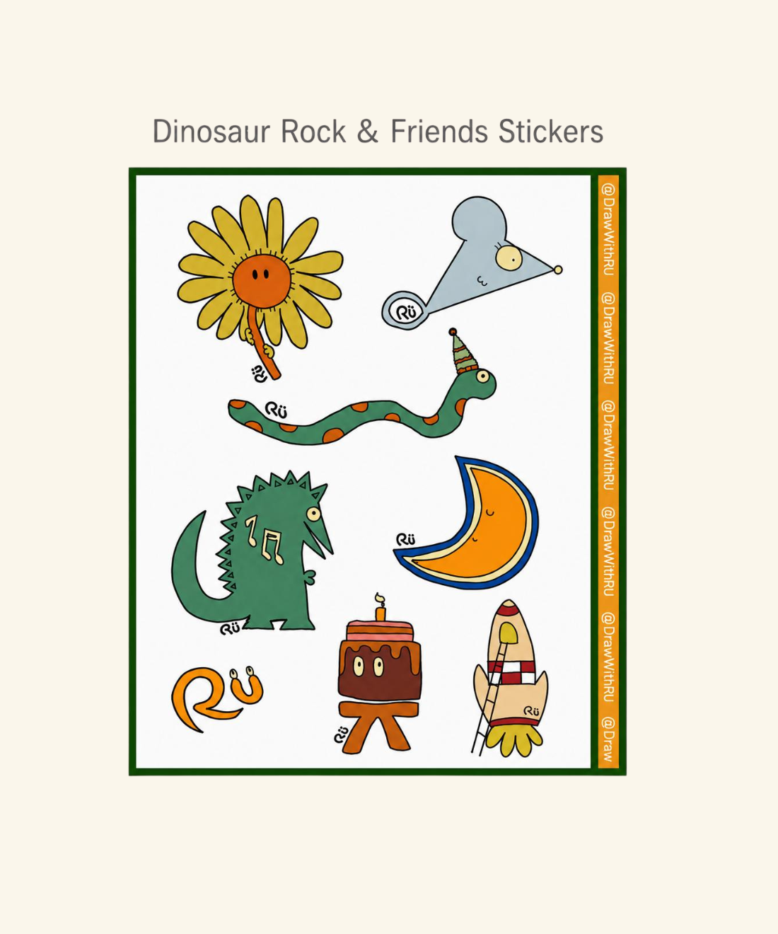 Ru - Limited Edition 2-Sheet Sticker Pack