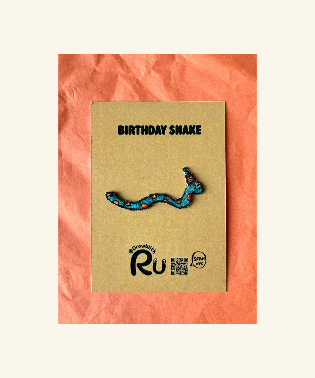 Ru – Embroidered Iron-On Patches