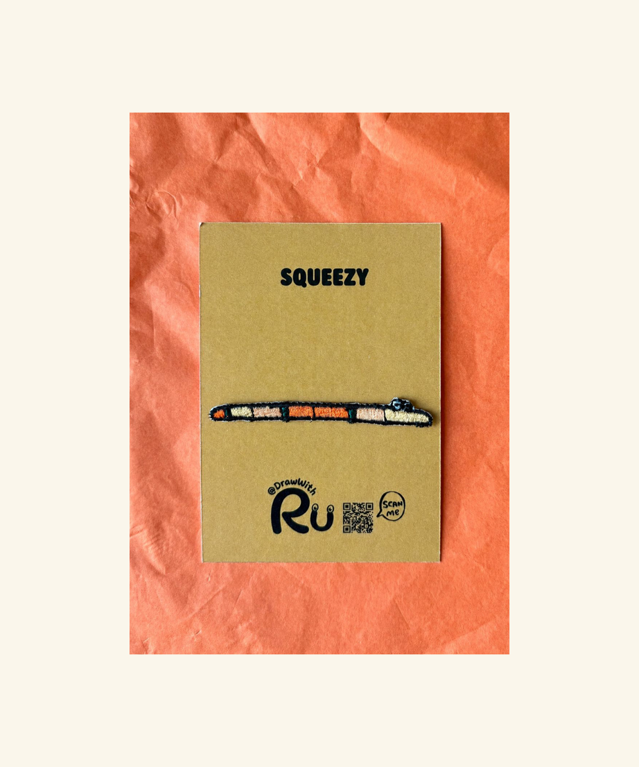 Ru – Embroidered Iron-On Patches