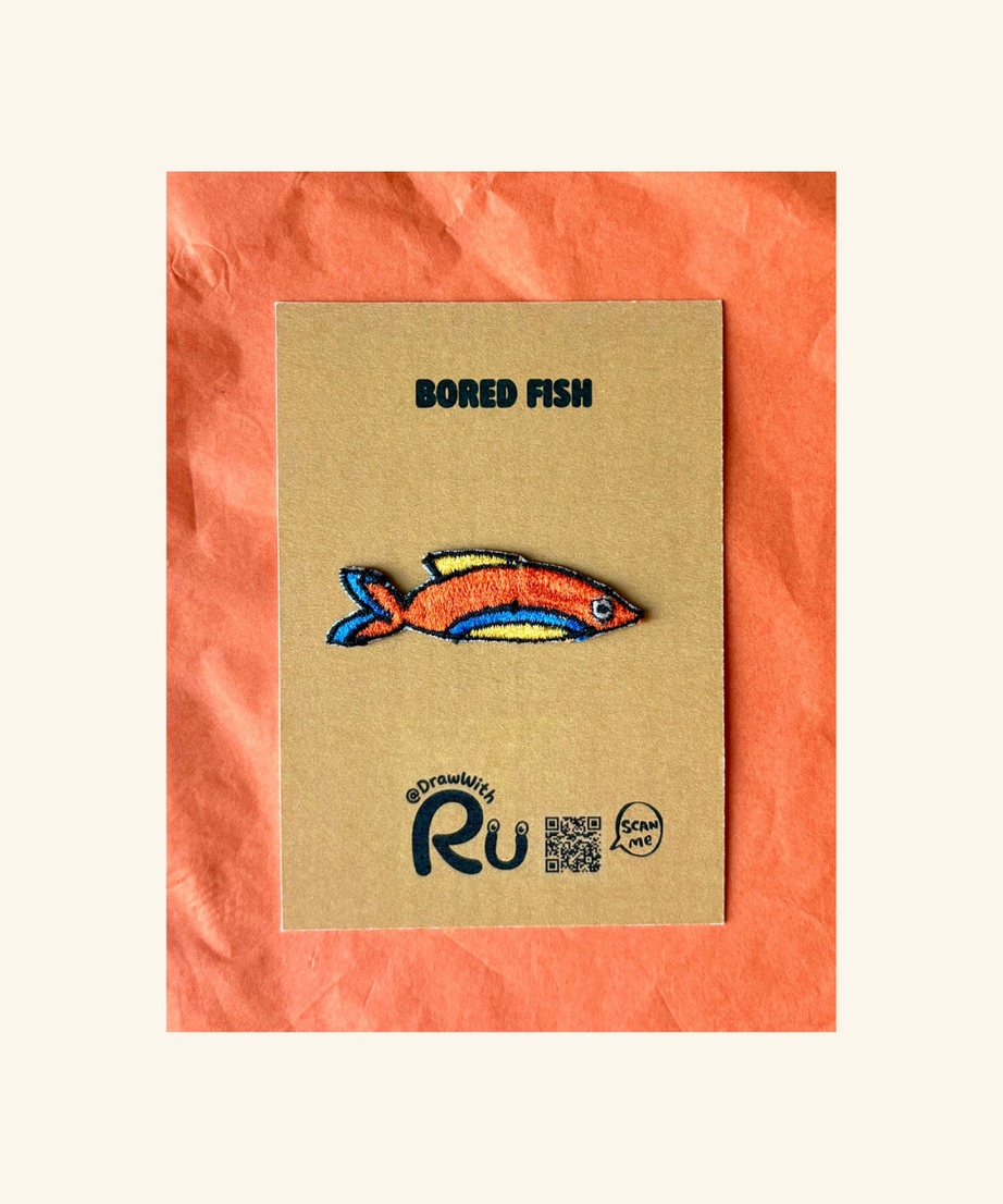 Ru – Embroidered Iron-On Patches