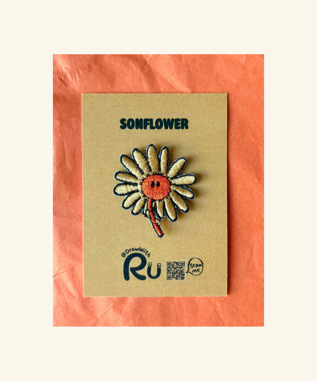 Ru – Embroidered Iron-On Patches