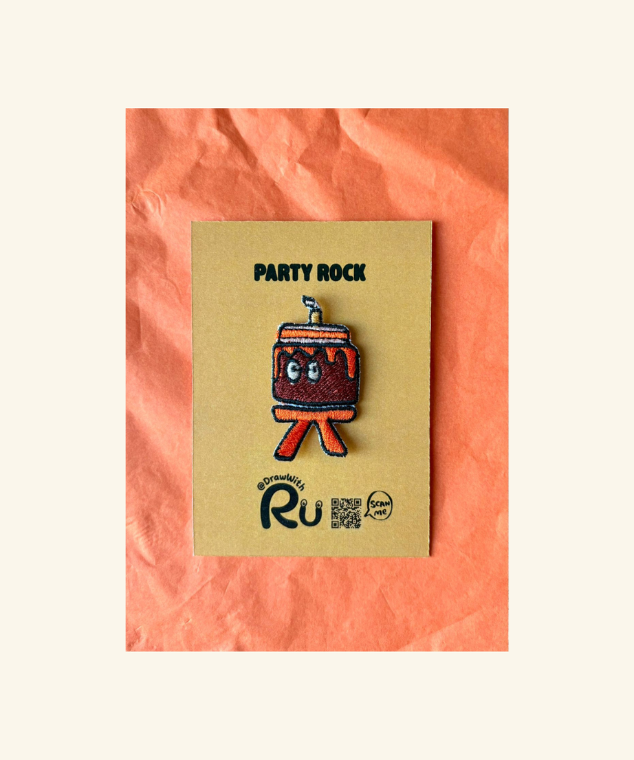 Ru – Embroidered Iron-On Patches