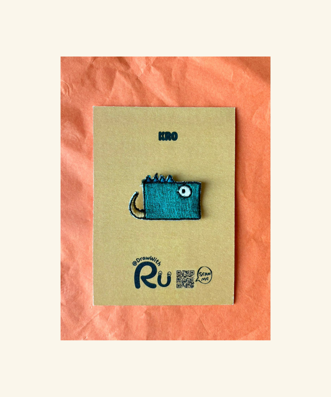Ru – Embroidered Iron-On Patches