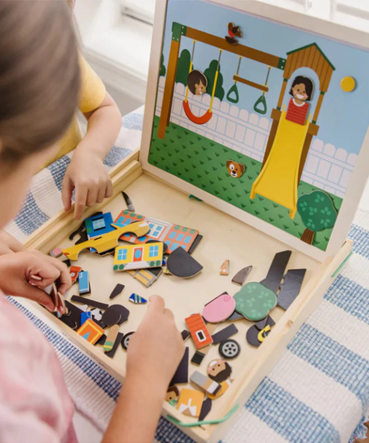 Melissa & Doug Wooden Magnetic Matching Box