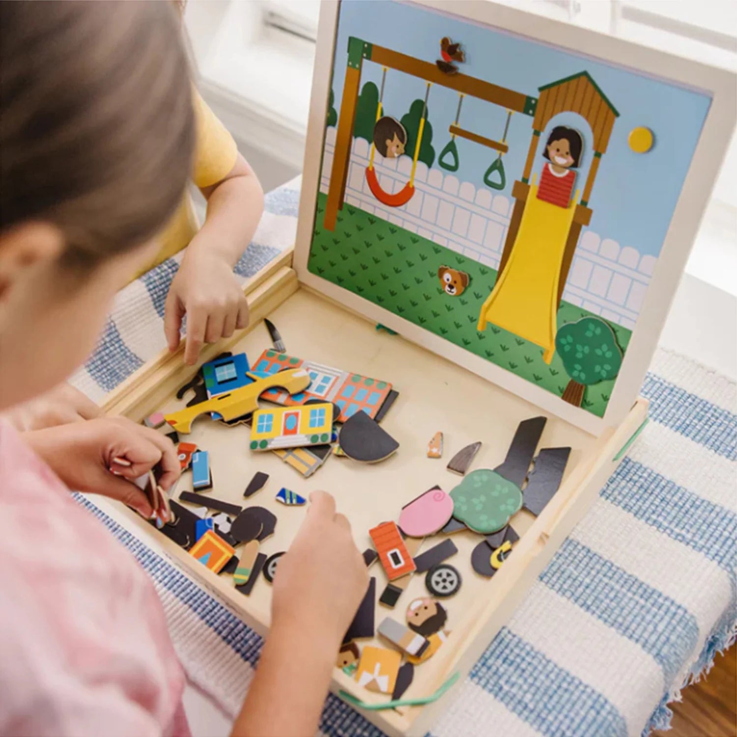 Melissa & Doug Wooden Magnetic Matching Box