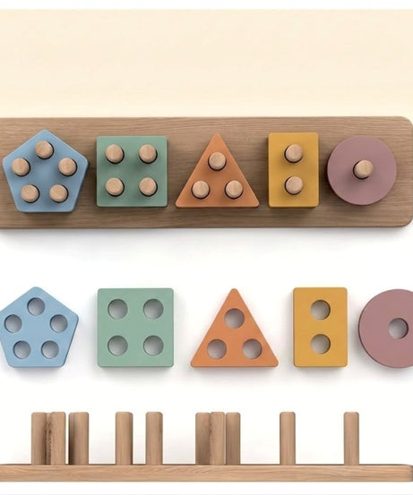 Montessori Shape Stacking & Sorting Puzzle