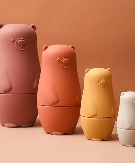 Silicone Matryoshka Nesting Bear Set