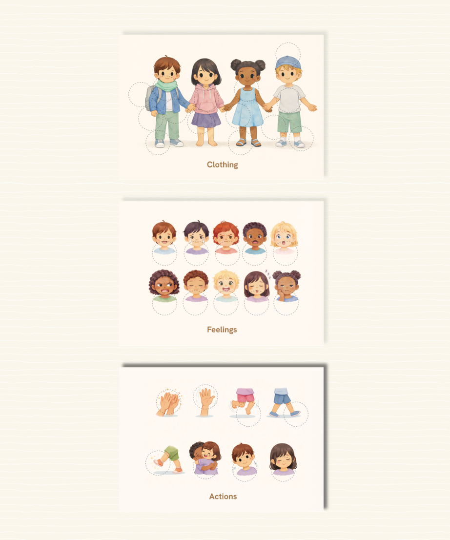 LOOSH Human Body & Feelings Sticker Book