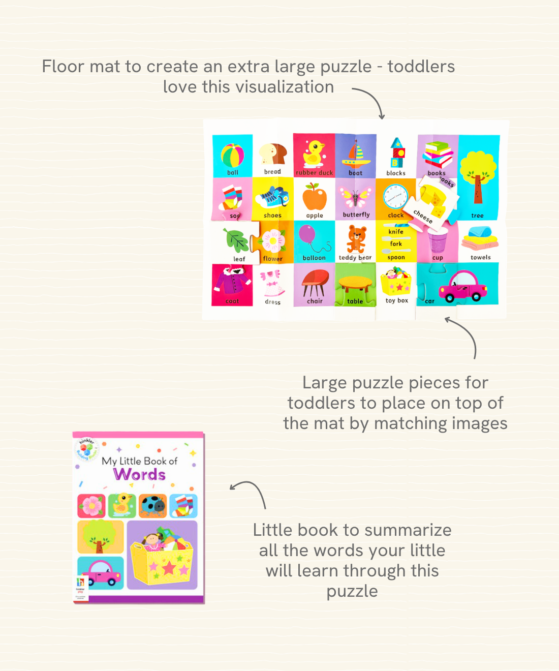 First Words Large Floor Puzzle