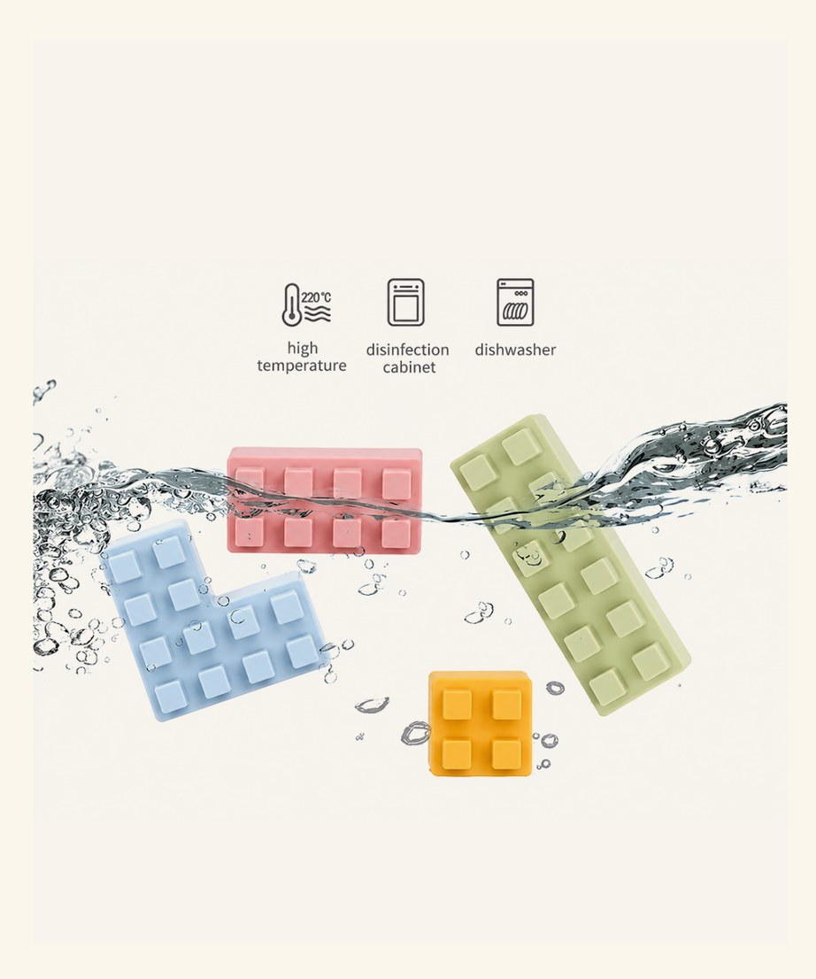 Silicone Lego Set (Small blocks)