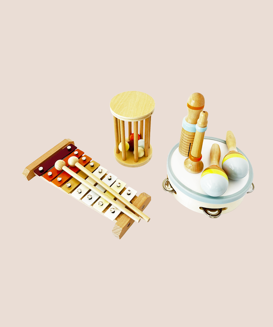 7-piece Wooden Music Set