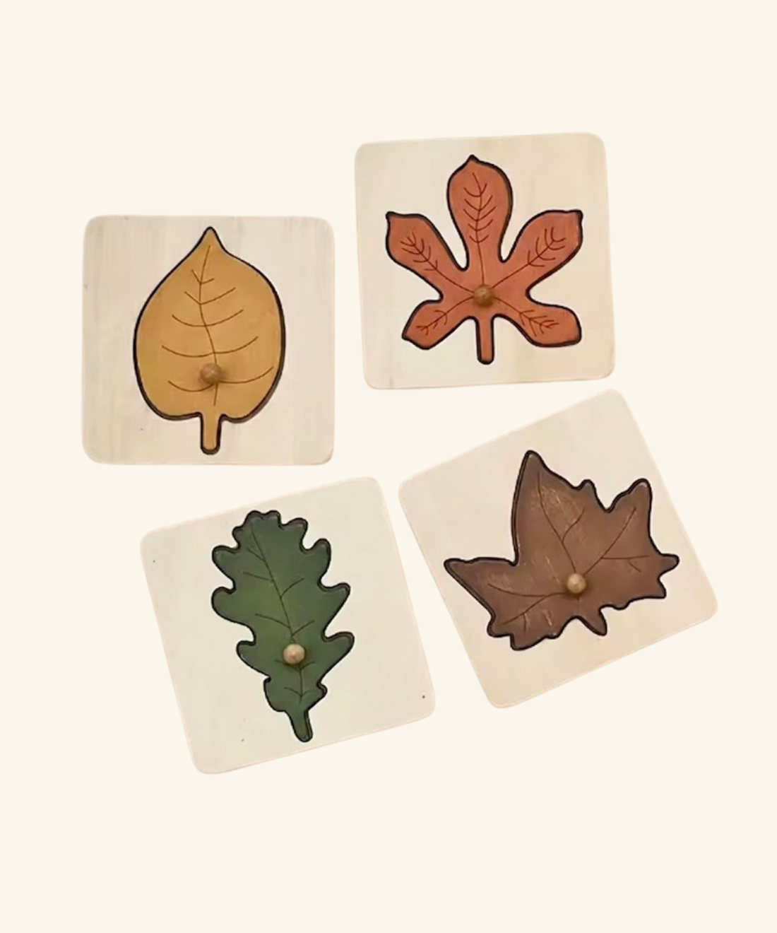 Leaf Puzzle Set - 4 Puzzle Set