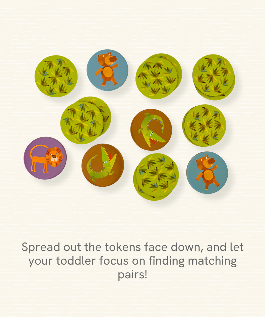 Animal Matching & Memory Tokens