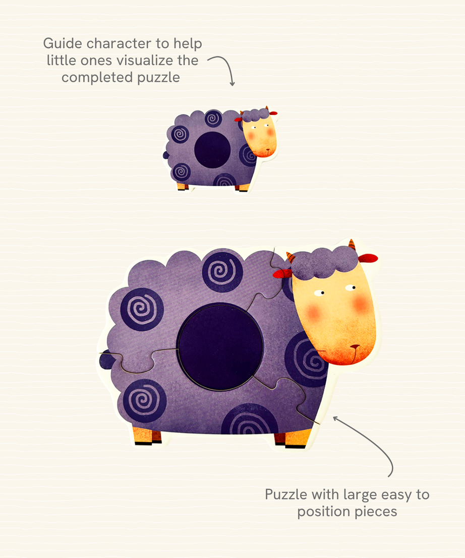 Advanced Animal Puzzles - 4 Puzzle Set