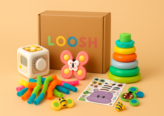 LOOSH Little Wanderer On-the-go Kit - Purple