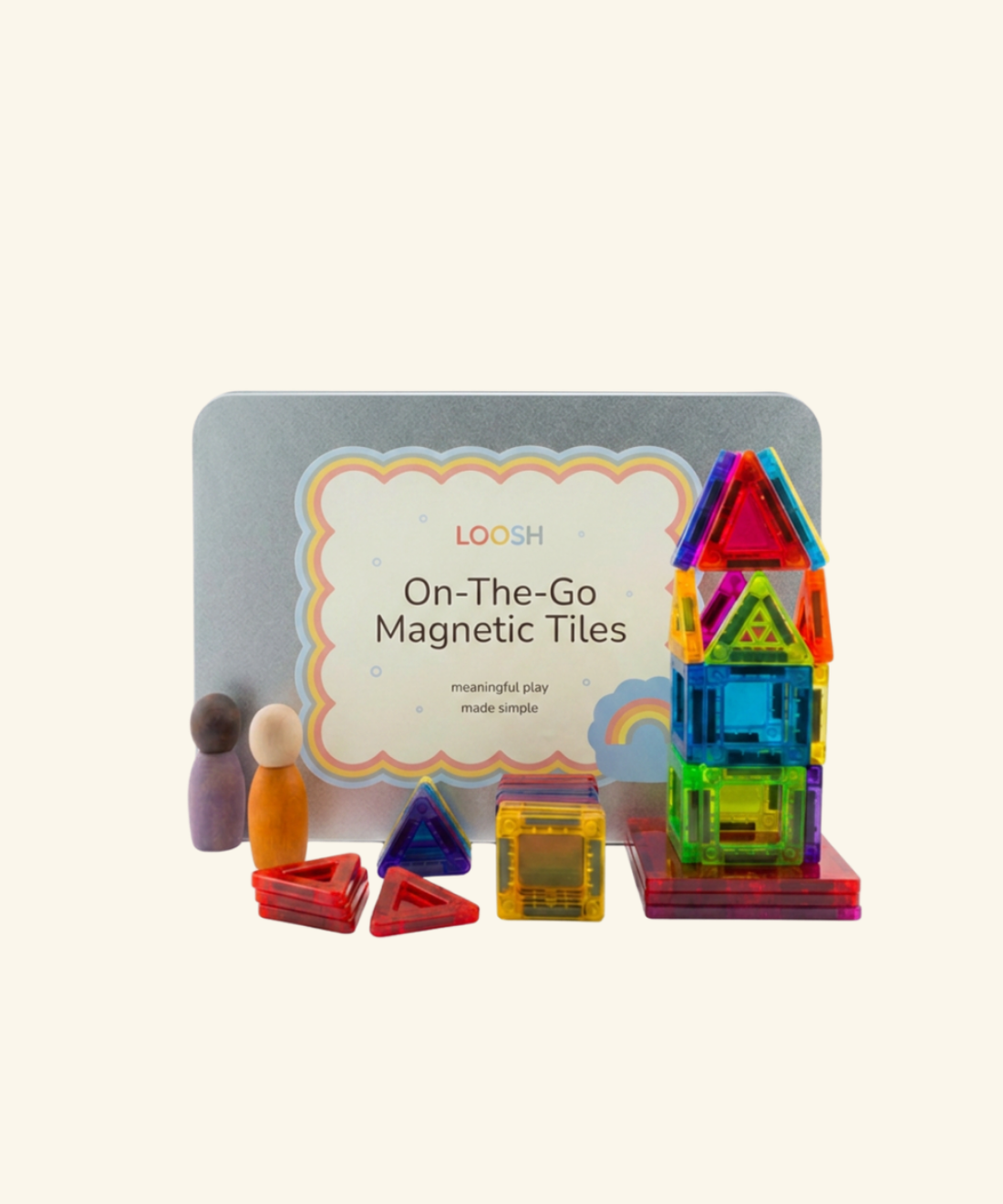 LOOSH Magnetic On-The-Go Tiles