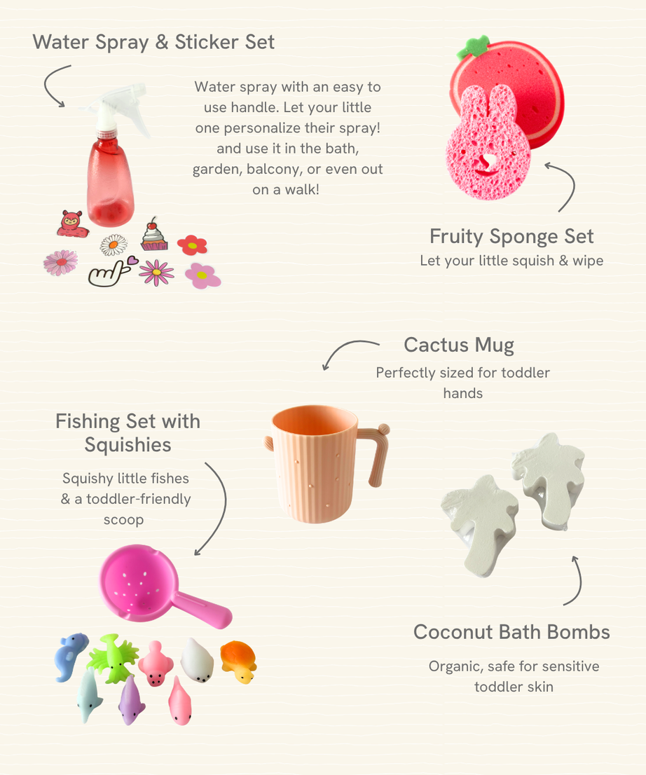 LOOSH Little Splashers Bathtime Kit