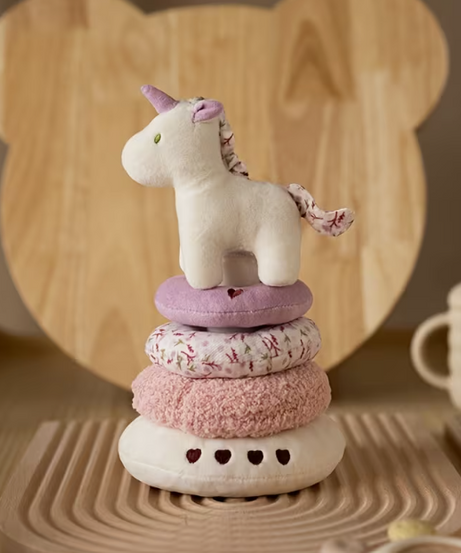 Plush stacking ring
