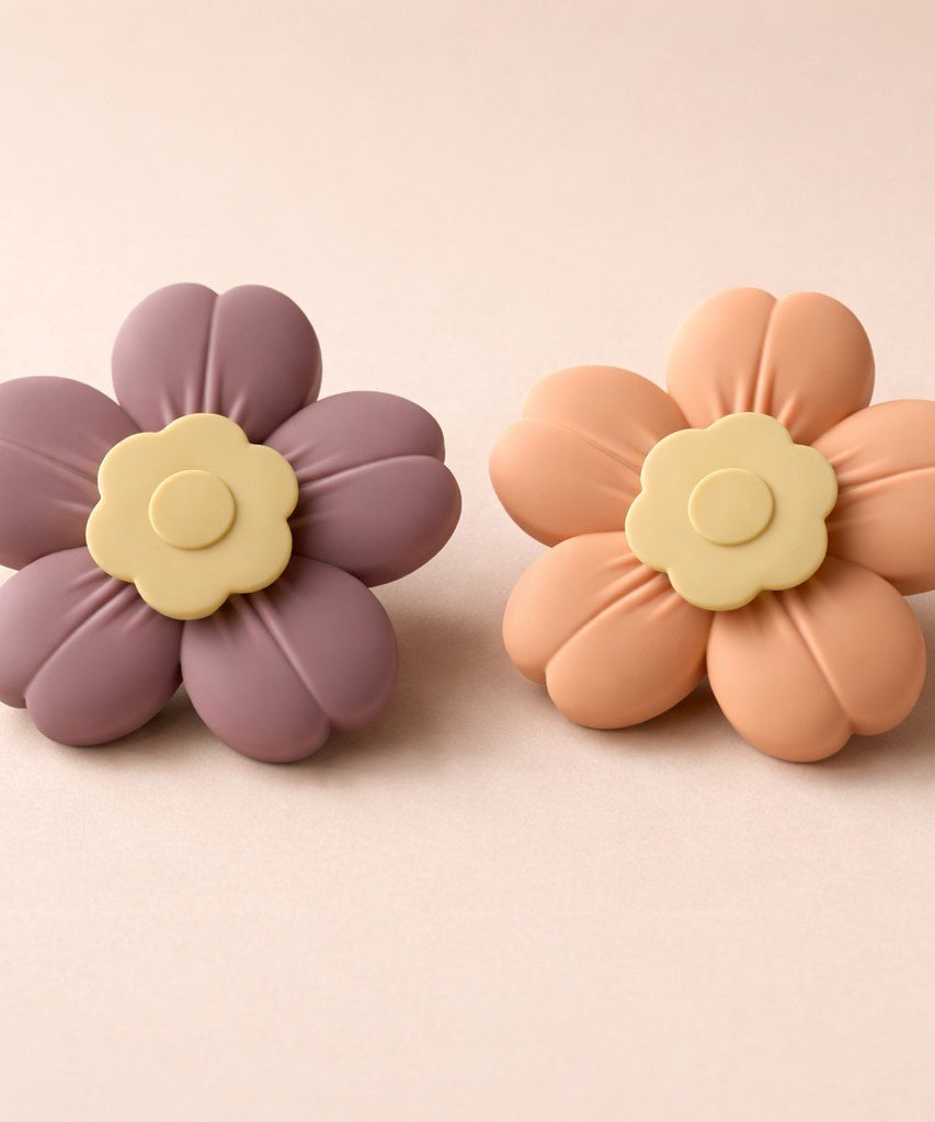 Silicone Fidget Spinner Set - Flowers
