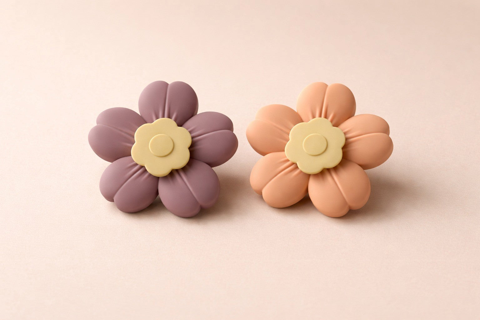 Silicone Fidget Spinner Set - Flowers