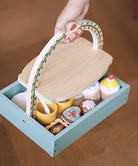 Wooden Tea Set