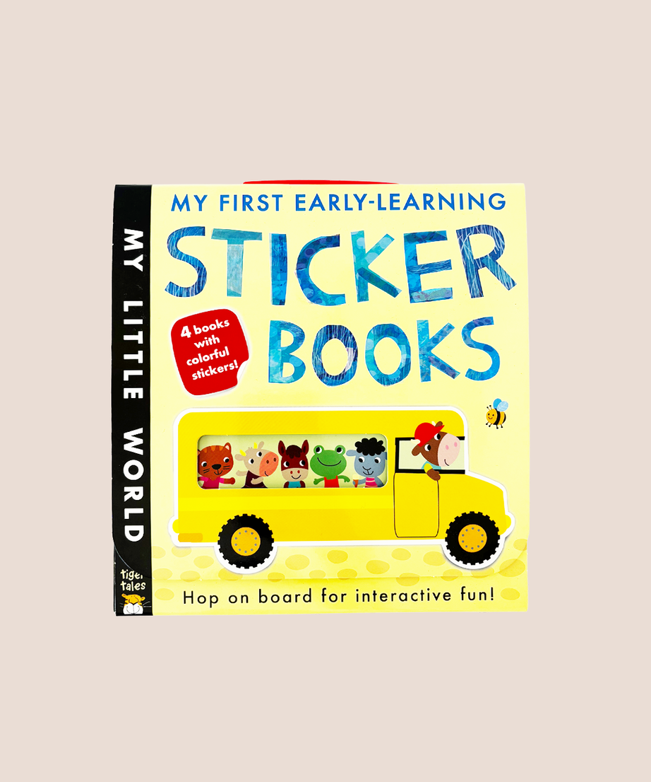 Toddler's First Sticker Book Set - Colors, ABCs, Animals, Farm