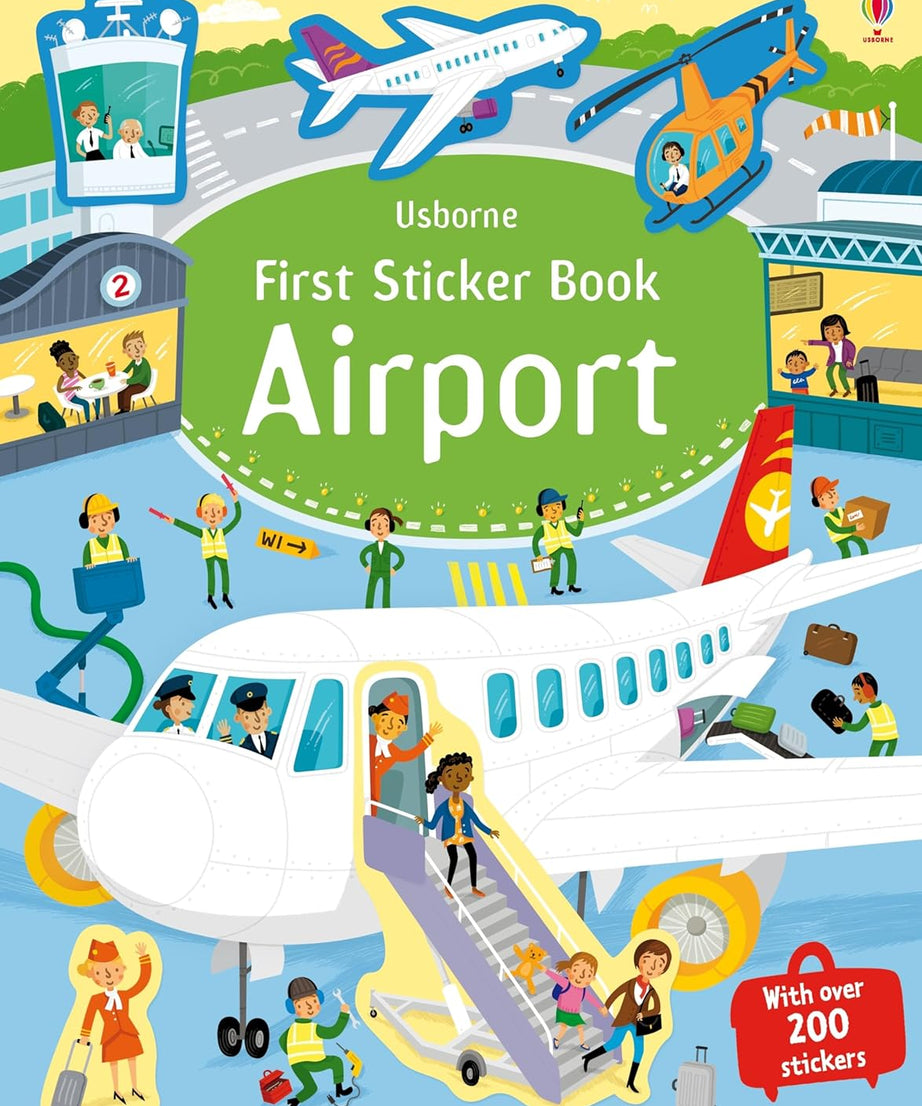 Usborne Travel Sticker Book - Airport and Airplanes