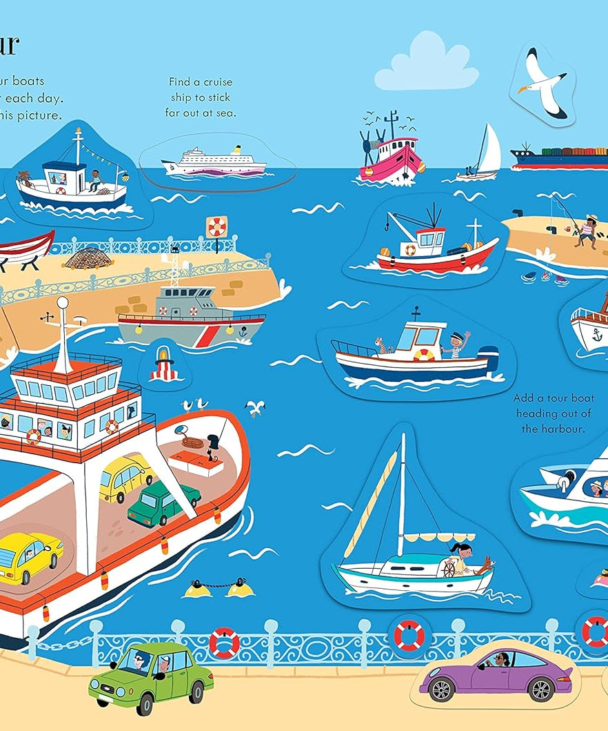 Usborne Travel Sticker Book - Mixed Travel and Transport