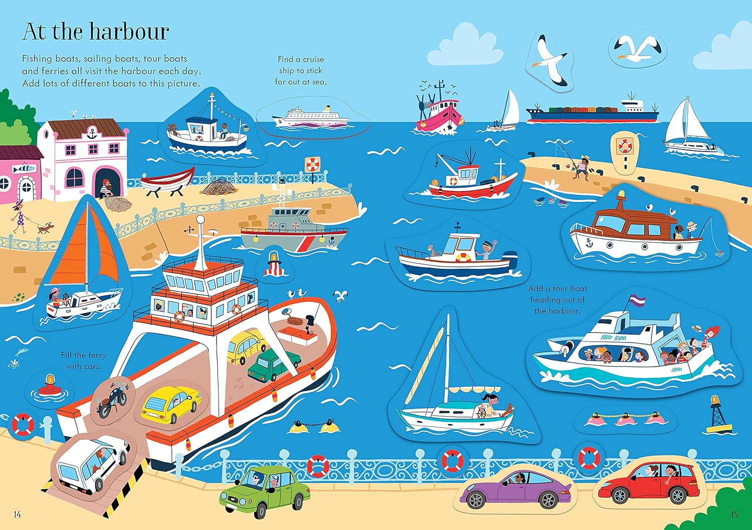 Usborne Travel Sticker Book - Mixed Travel and Transport